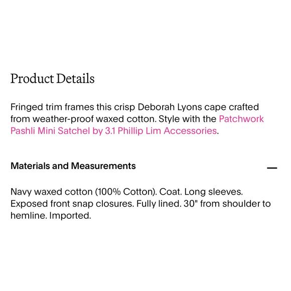 Deborah Lyons Blue Memphis Cape Coat 8 - Picture 5 of 9